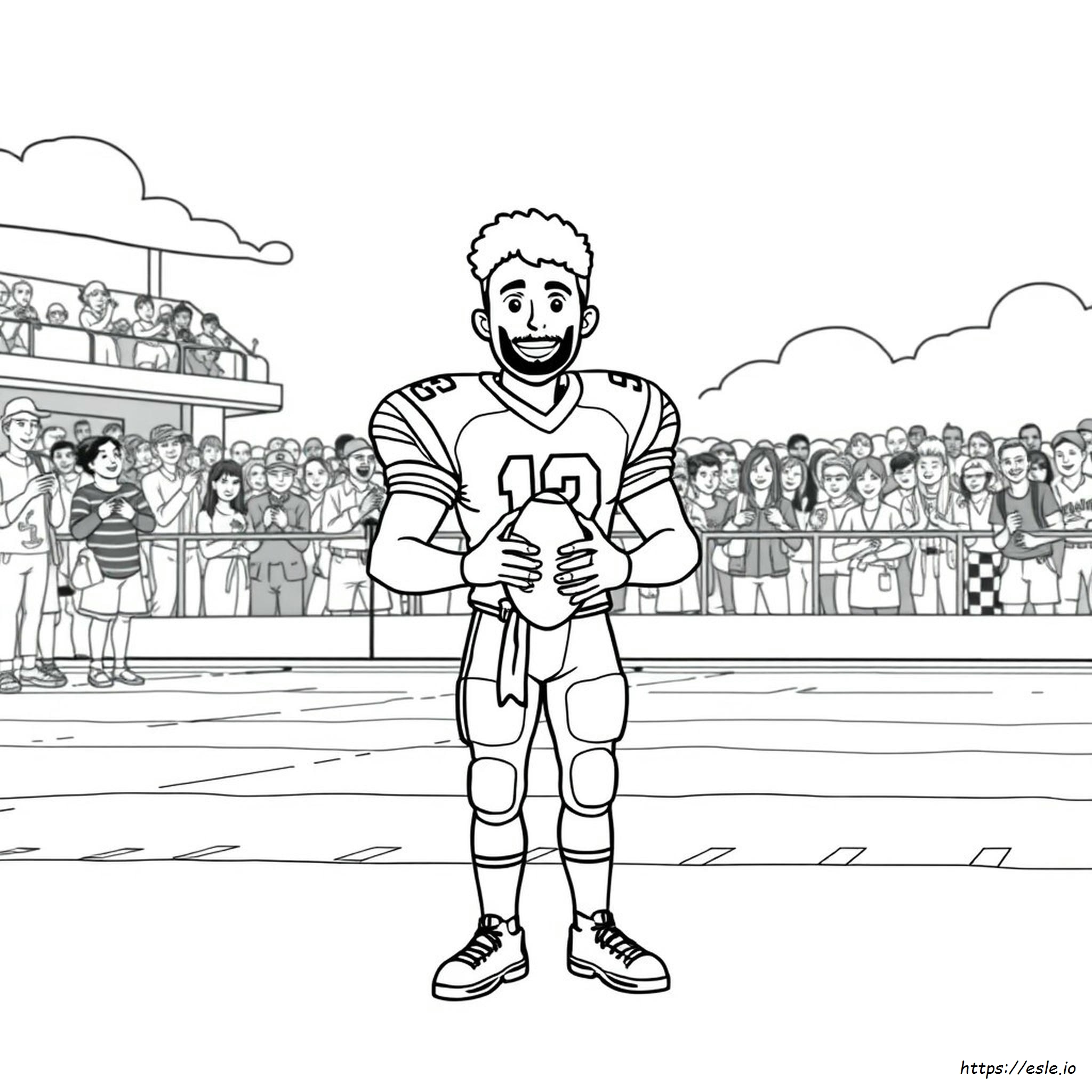 Justin Jefferson Coloring Pages