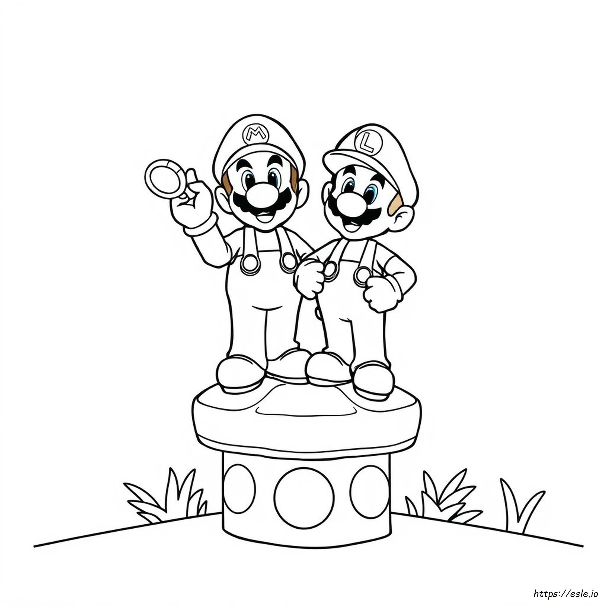 Mario Brothers Coloring Pages Printable