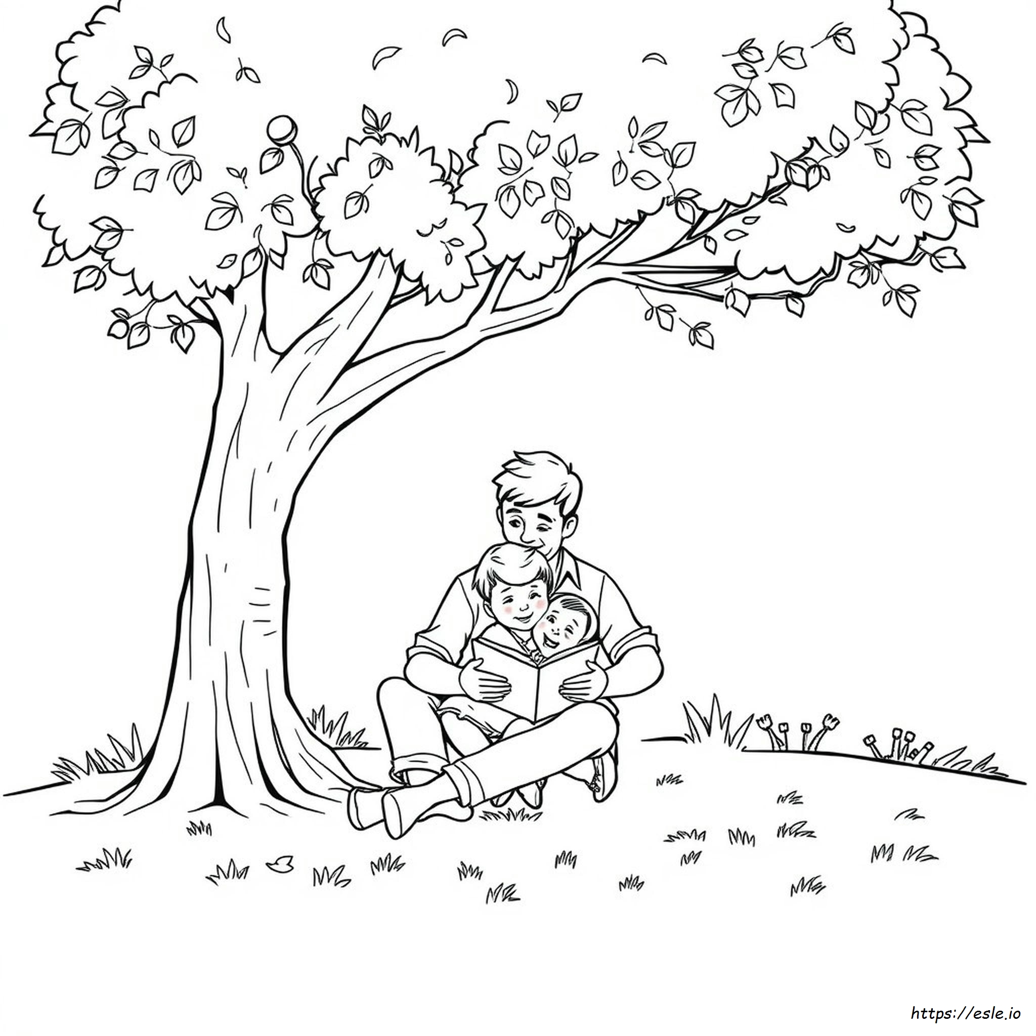 Dad And Me Coloring Pages