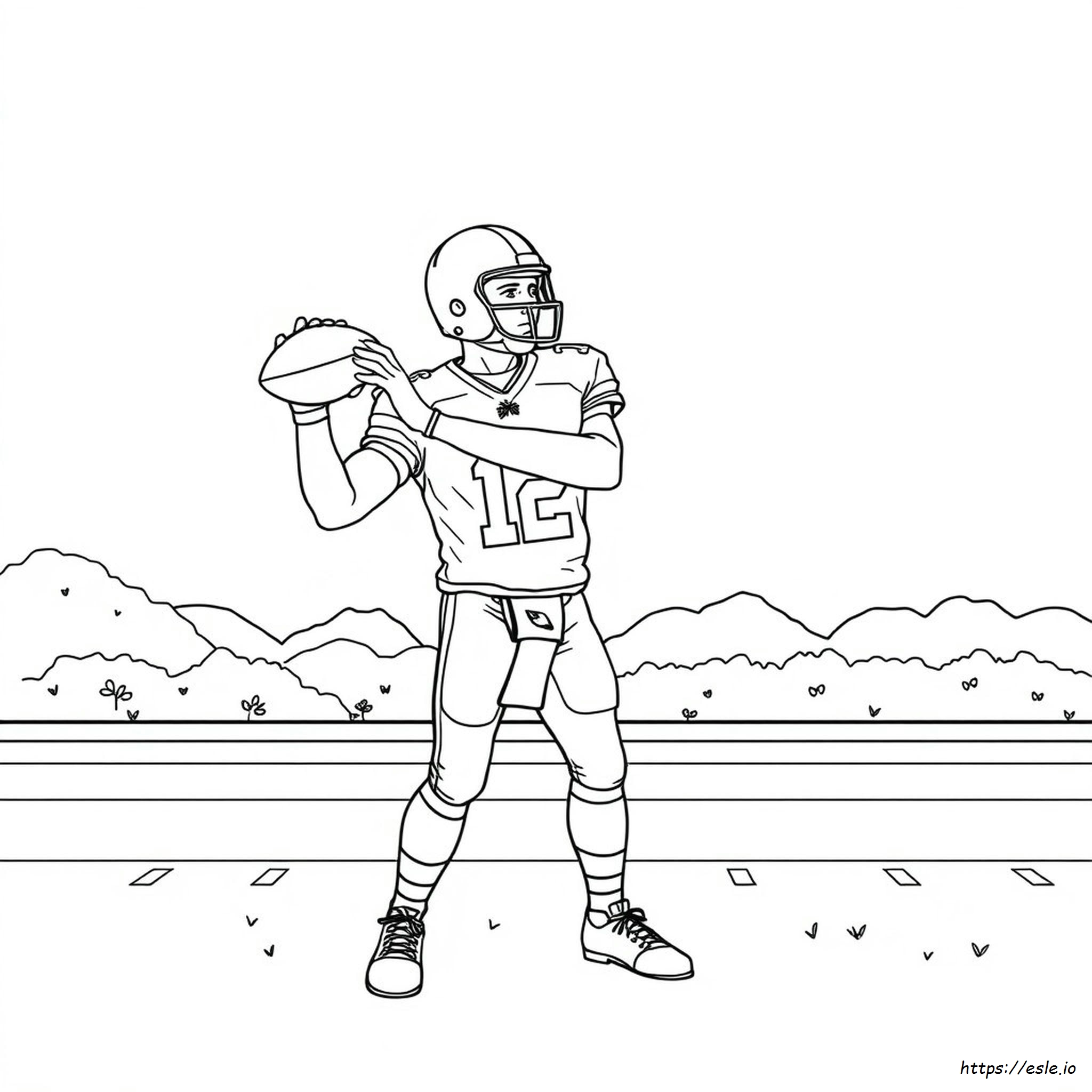 Josh Allen Coloring Sheet