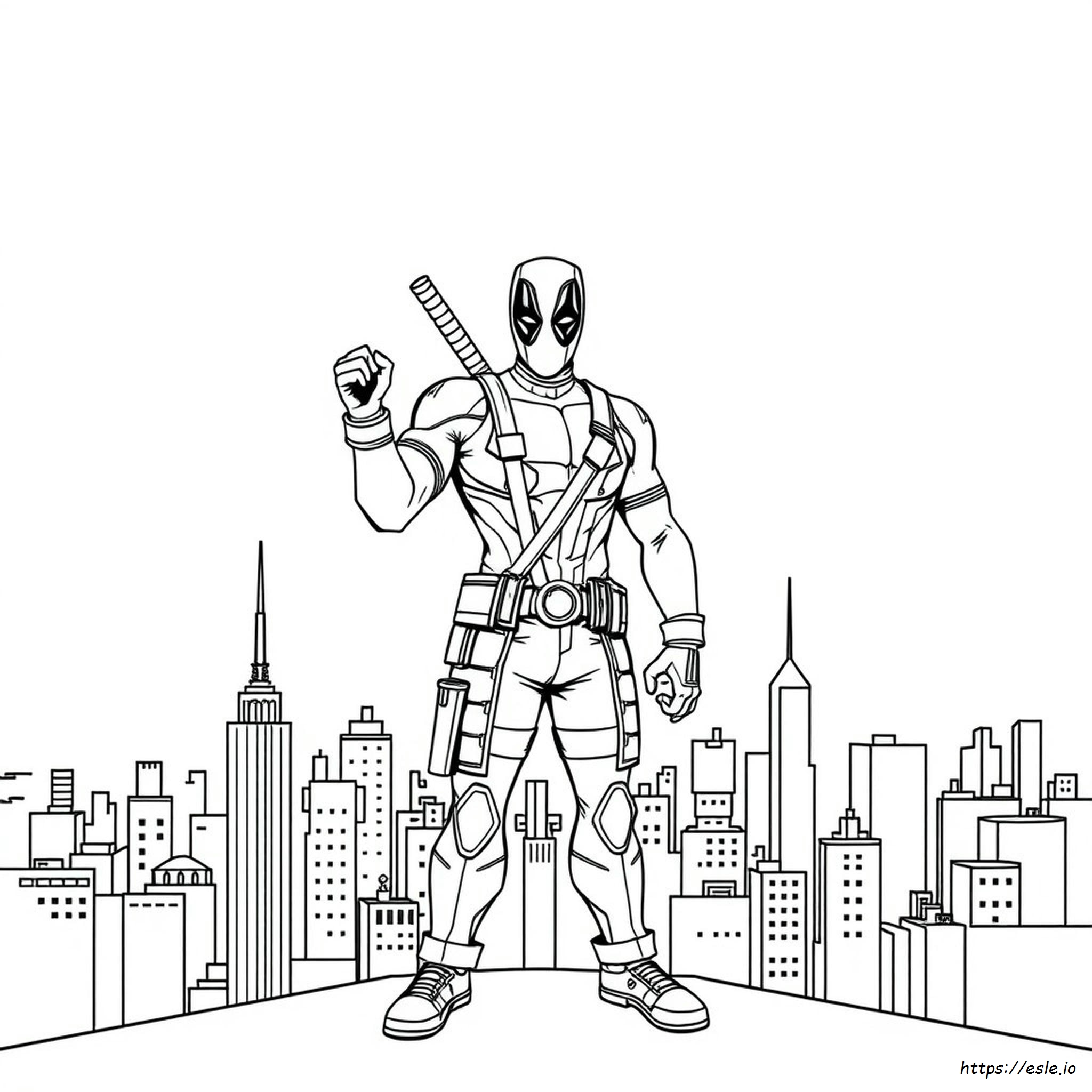 Disegni Da Colorare Di Deadpool