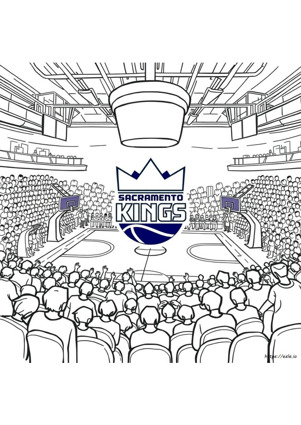Sacramento Kings Logo Ausmalbilder