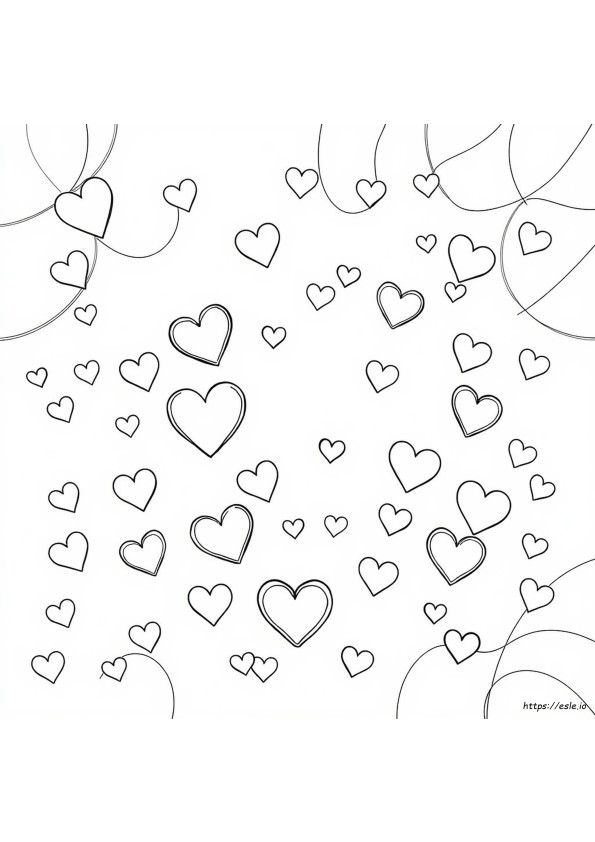 Printable Coloring Pages Of Hearts