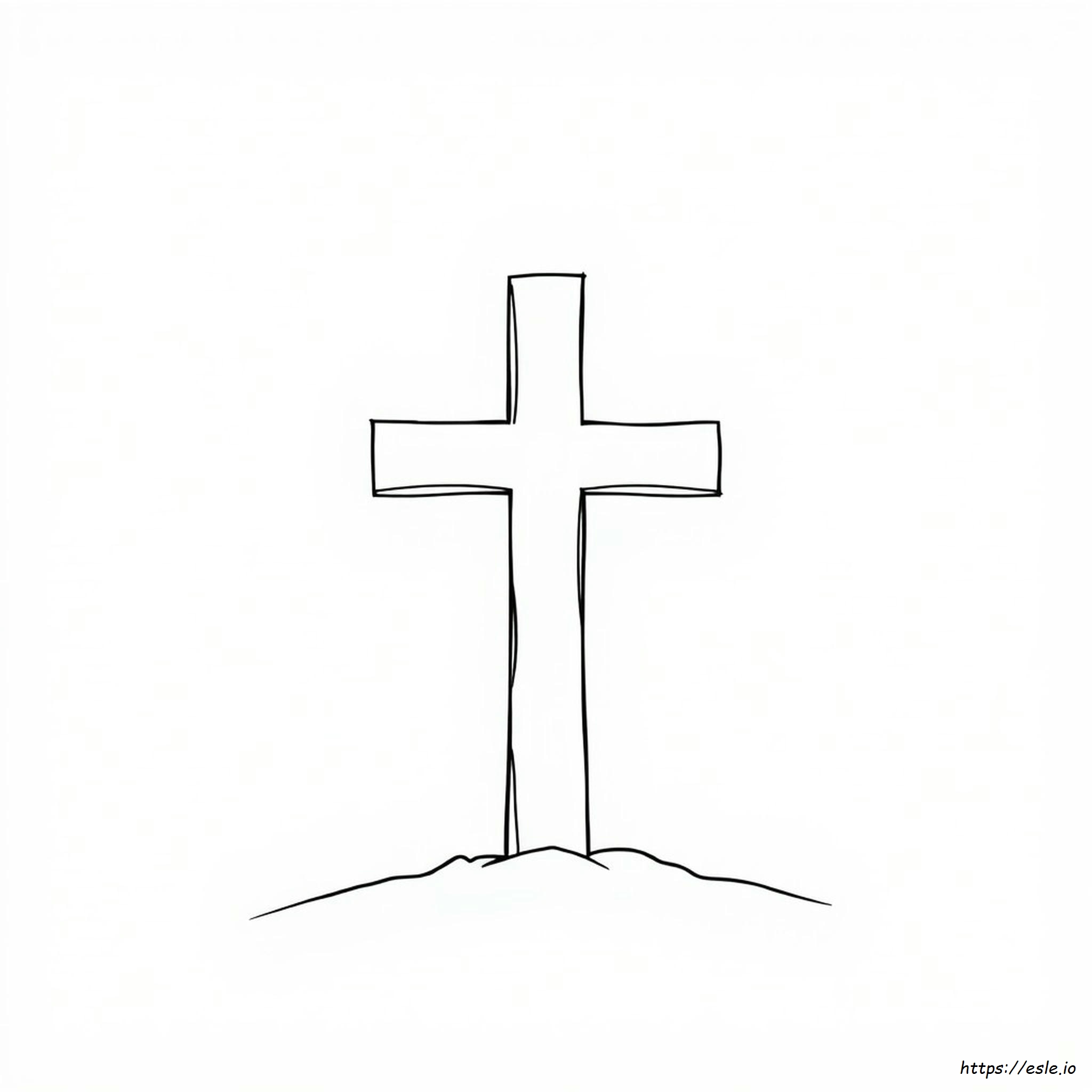 Coloring Pages Of The Cross