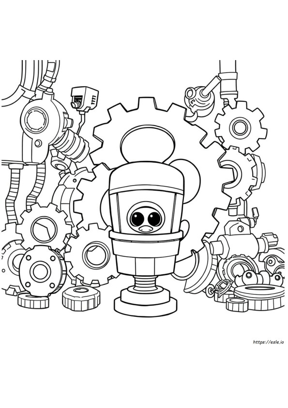 Piston Cup Kleurplaat