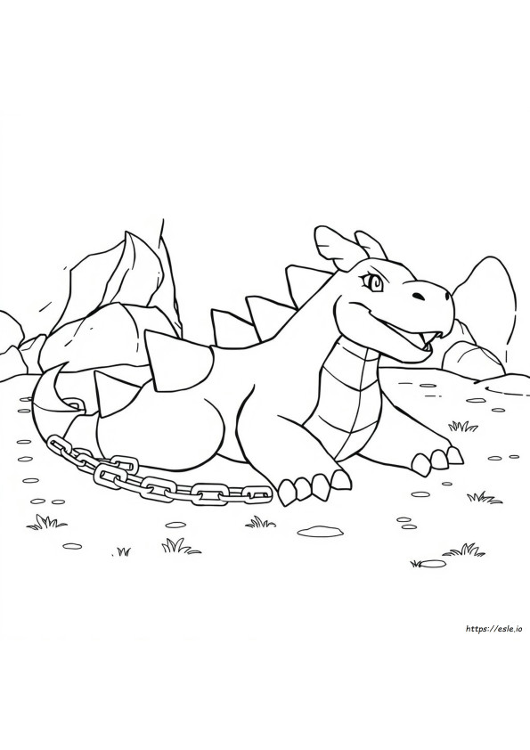 Steelix Pokemon Coloring Page