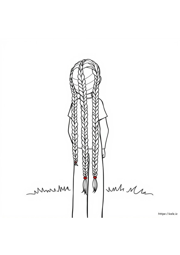 Coloring Braided Hair