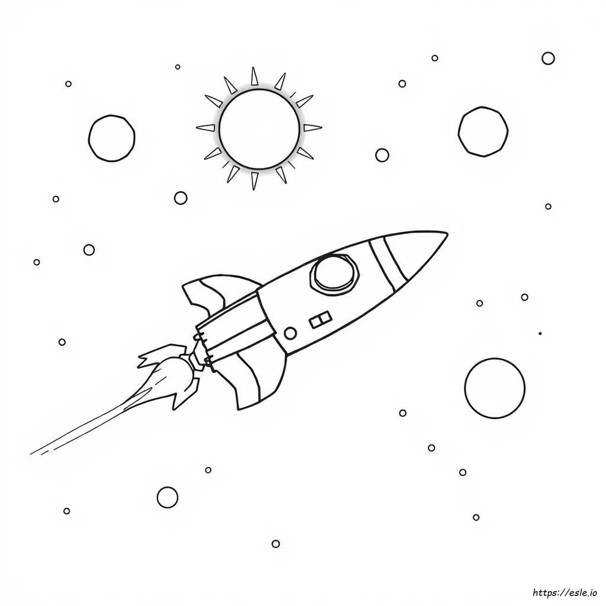Coloriage Espace Pour Les Enfants