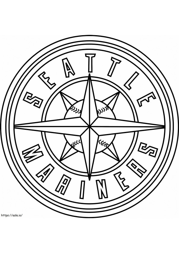 Seattle Mariners-Logo ausmalbilder
