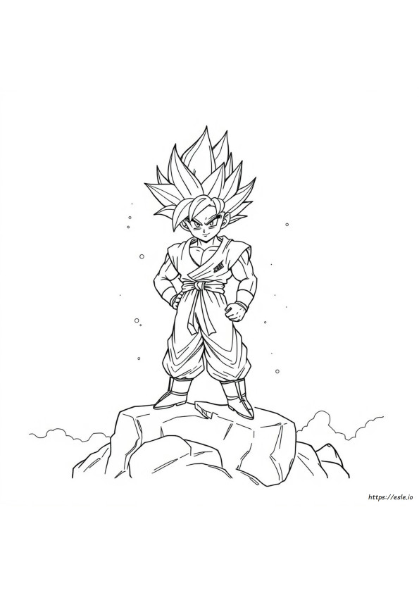 Goku Super Saiyan 6 Kleurplaten