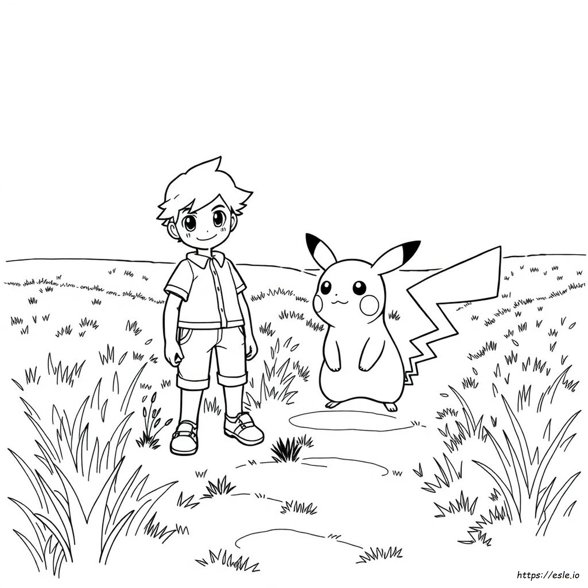 Disegni Da Colorare Dei Pokemon Di Ash