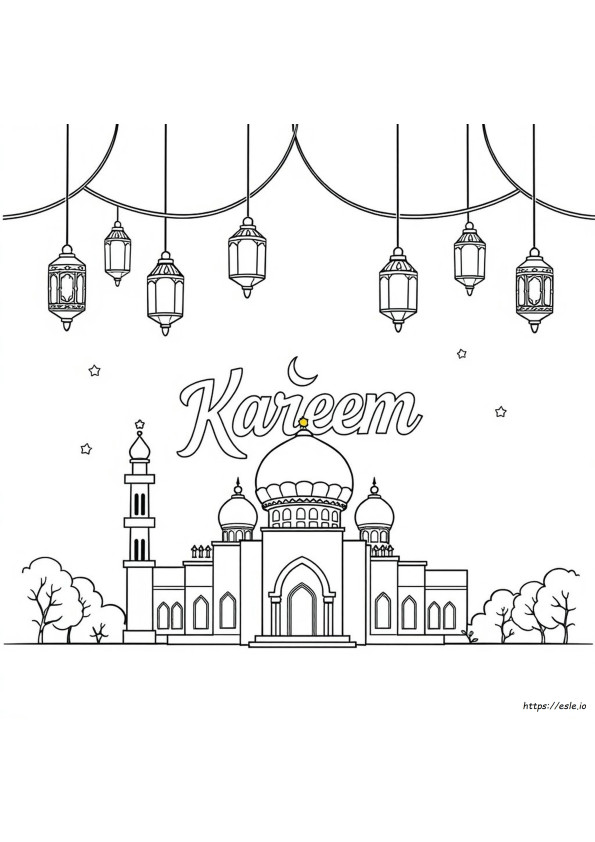 Ramadan Kareem Ausmalbilder