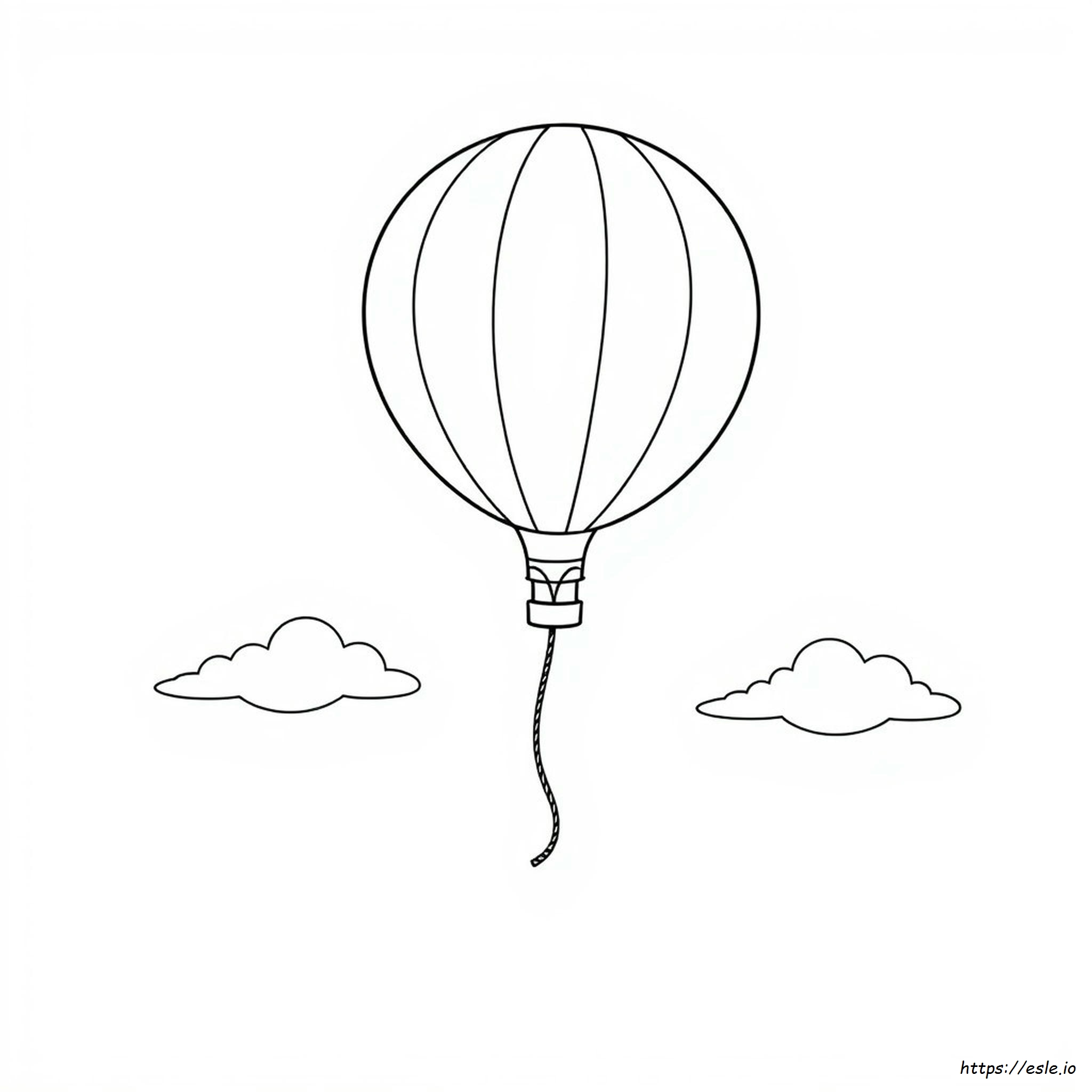 Coloring Page Of A Balloon