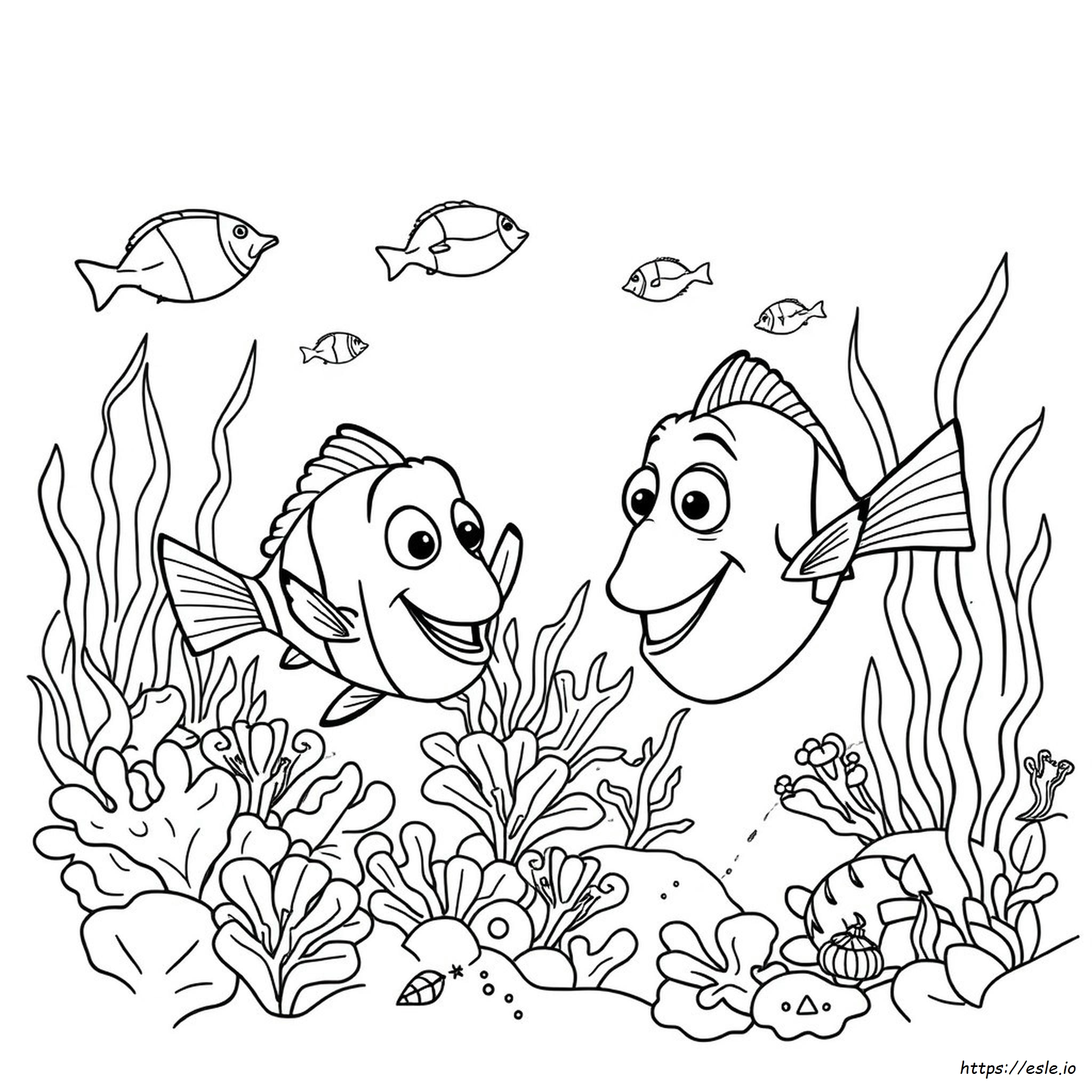 Finding Nemo Coloring Pages Free Printable