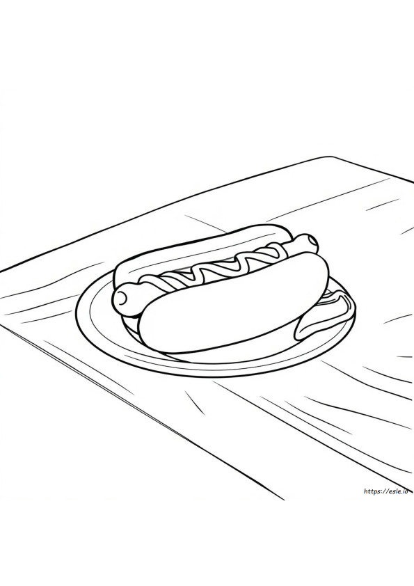 Hotdog Coloring