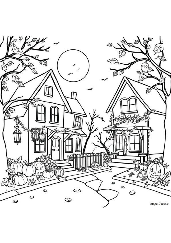 Dibujos De Halloween Para Colorear E Imprimir Para Preescolar