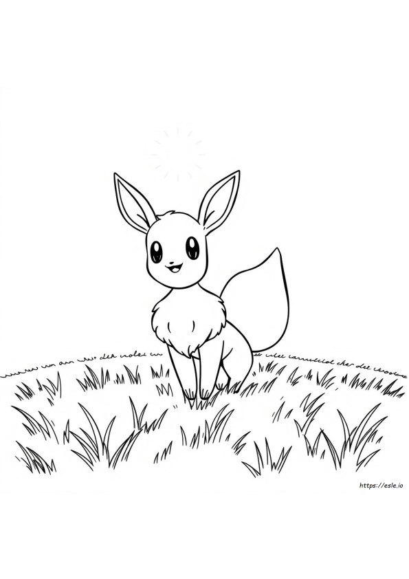 Lembar Mewarnai Eevee