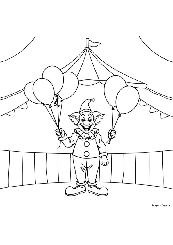 Coloring Pages Of Clowns