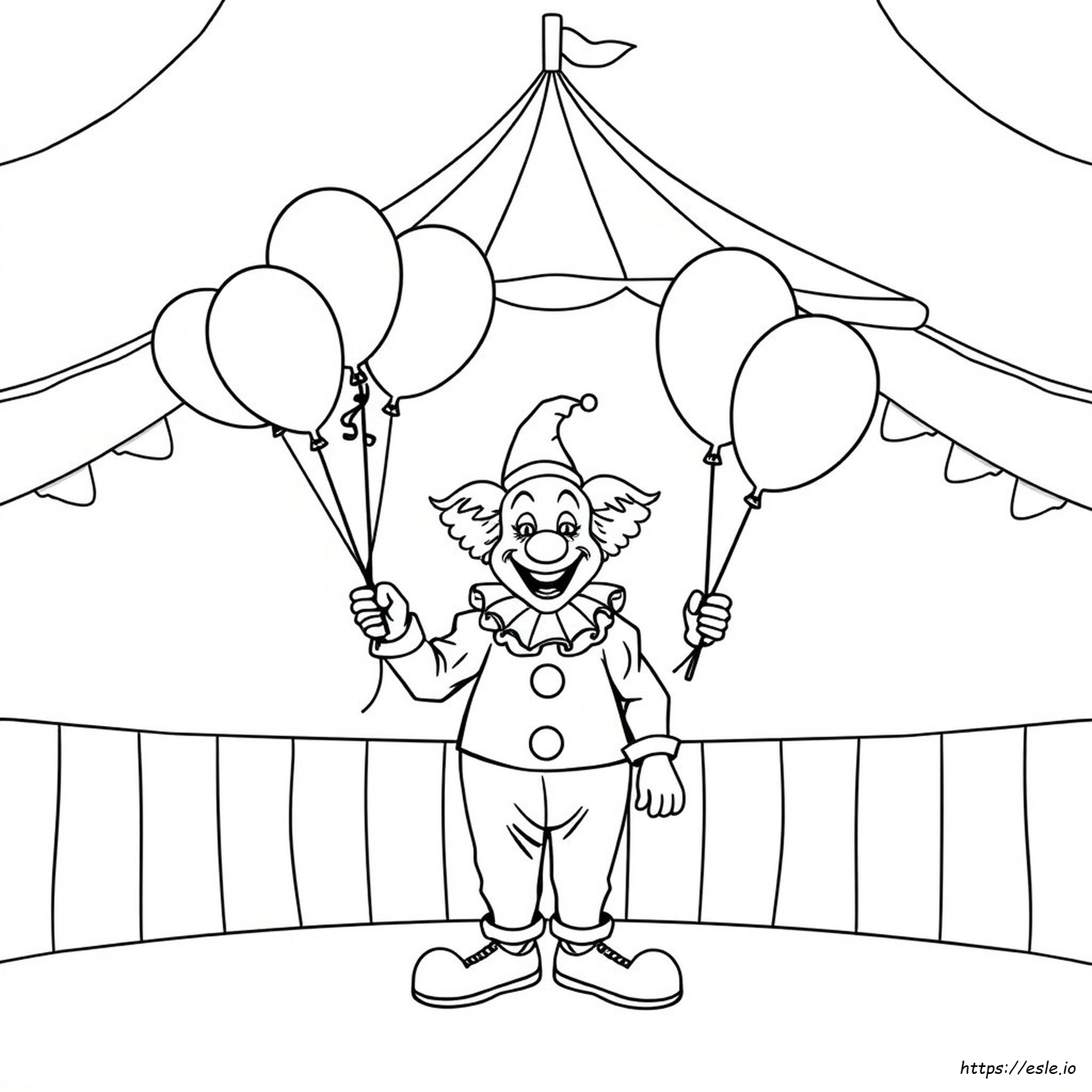 Coloring Pages Of Clowns