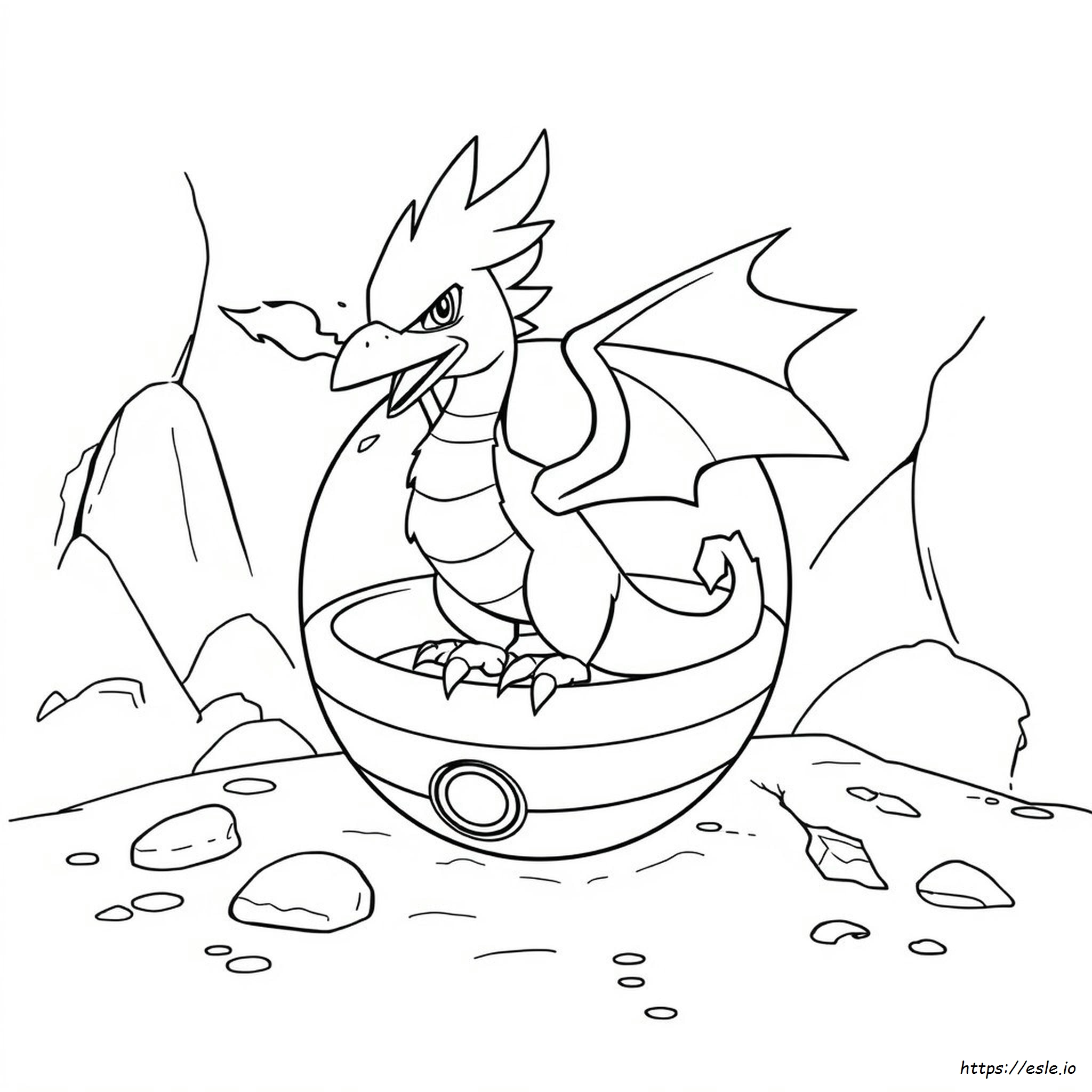 Dragon Type Pokemon Coloring Pages