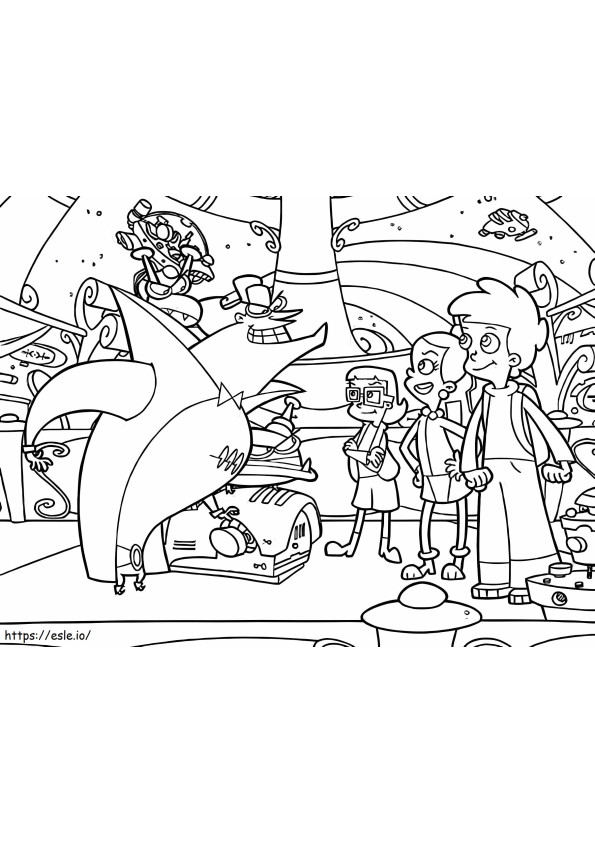 The Hacker Cyberchase coloring page