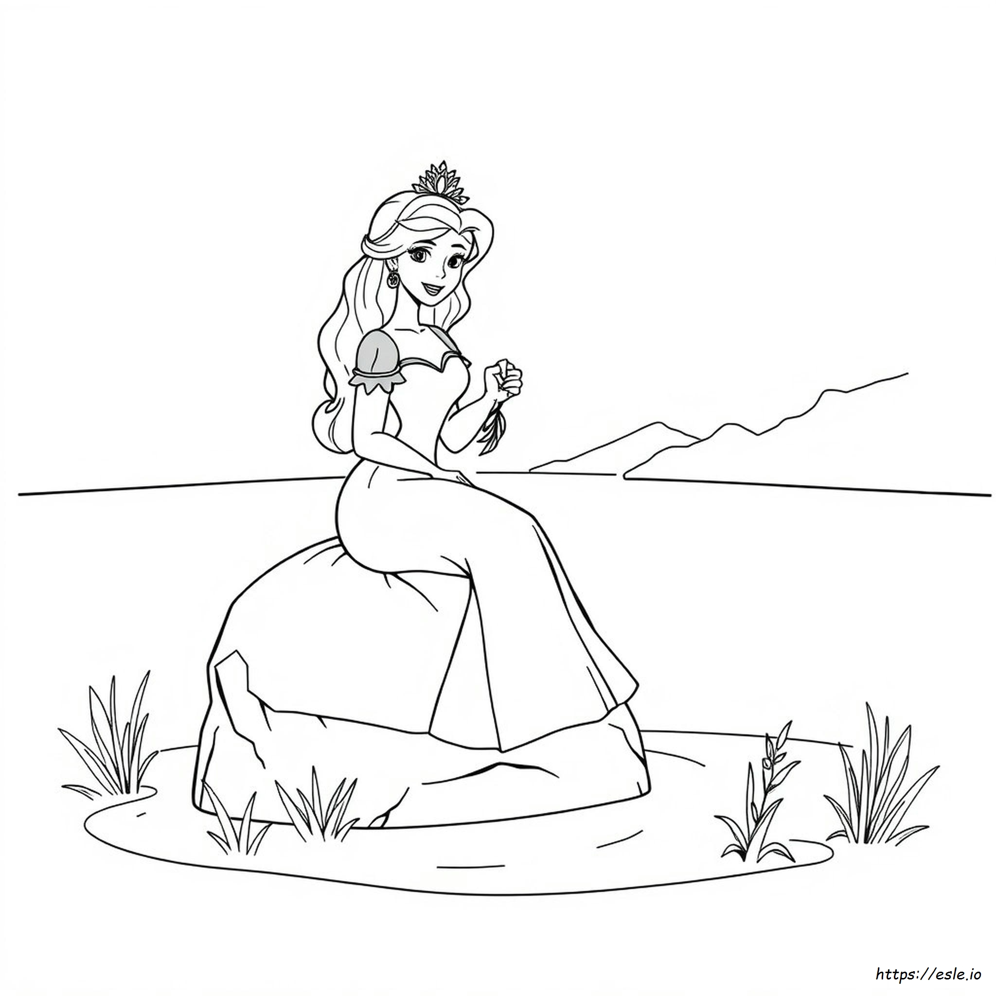 Disegni Da Colorare Di Una Principessa