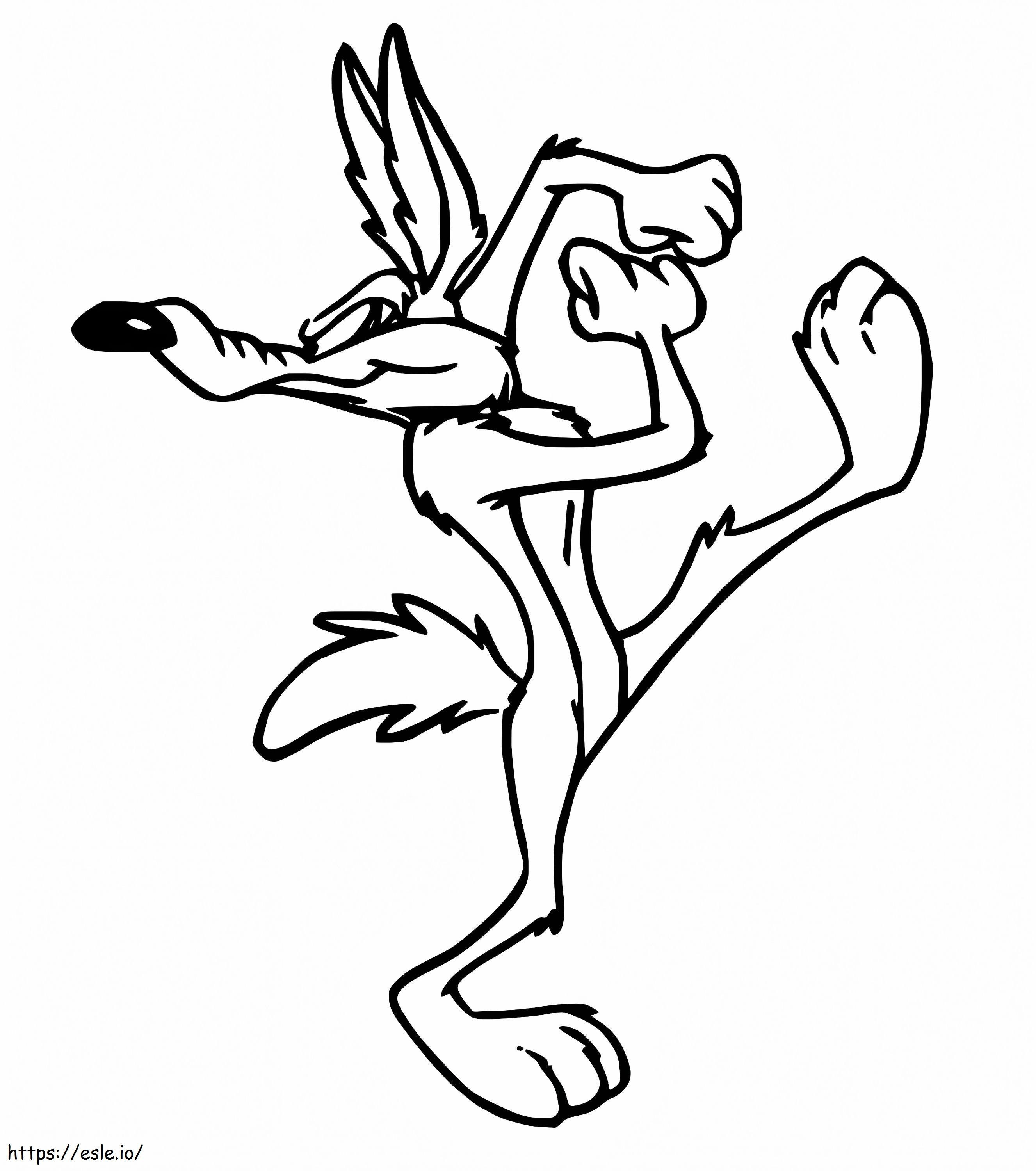 Print Wile E Coyote coloring page