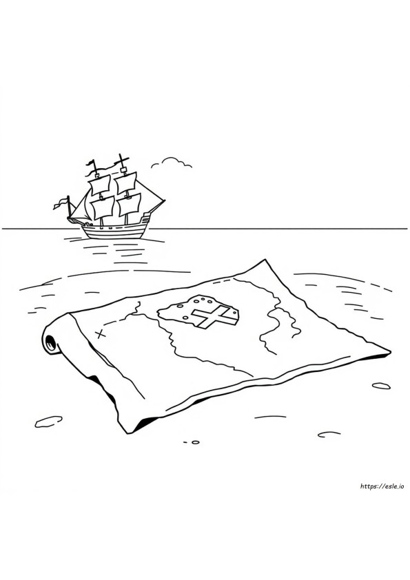 Schatzkarte Ausmalbilder Pdf