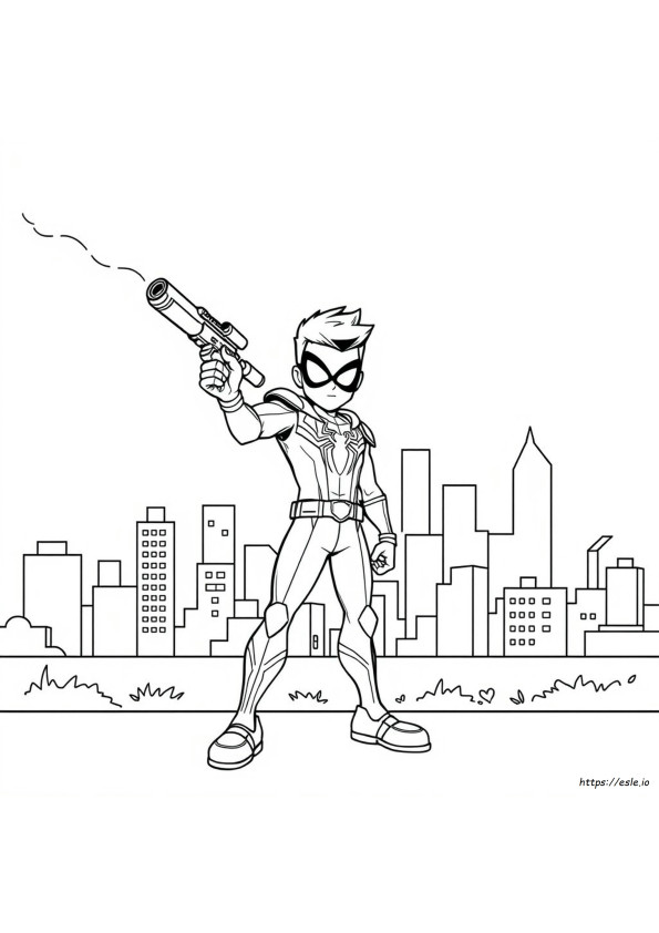 Myles Morales Coloring Pages