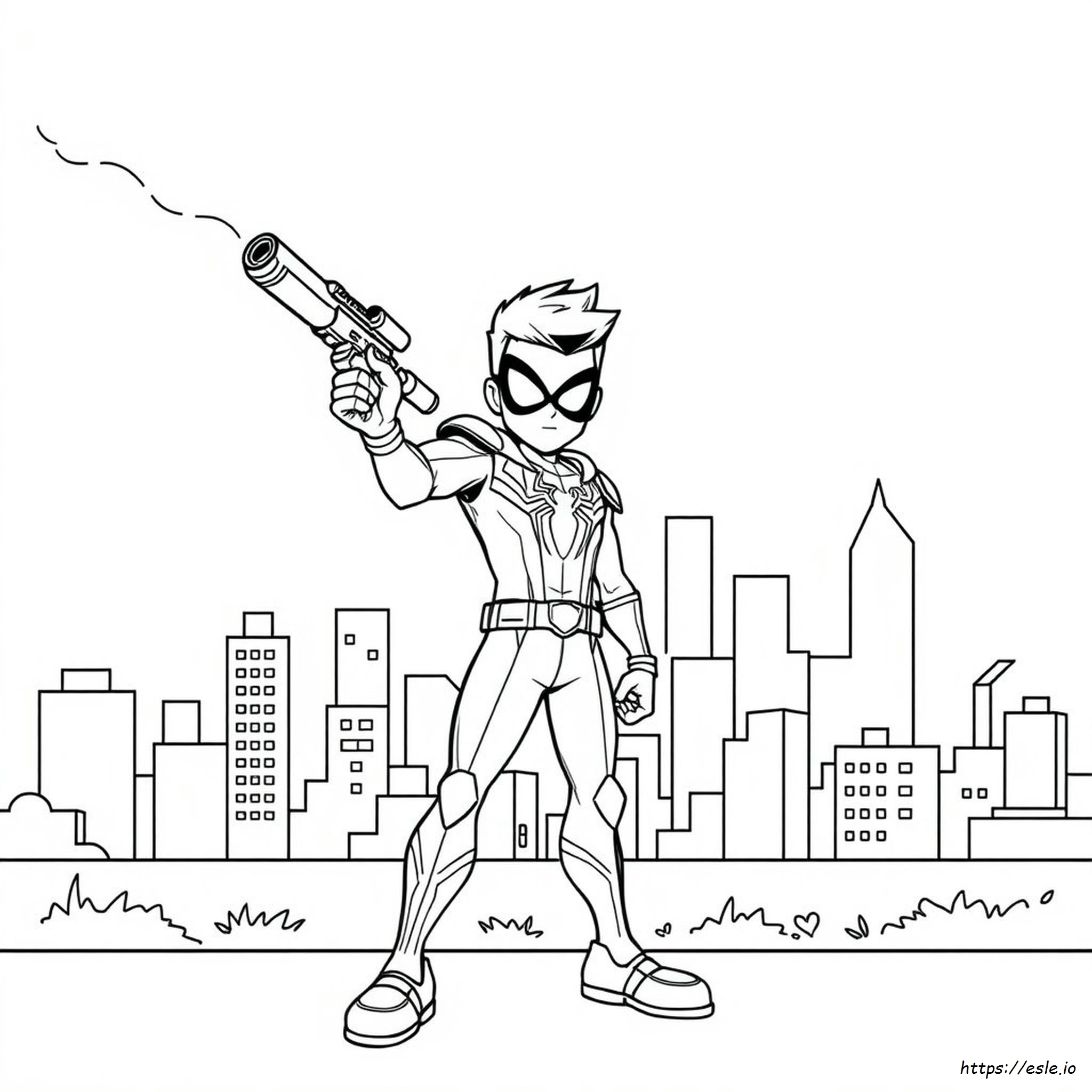 Myles Morales Coloring Pages