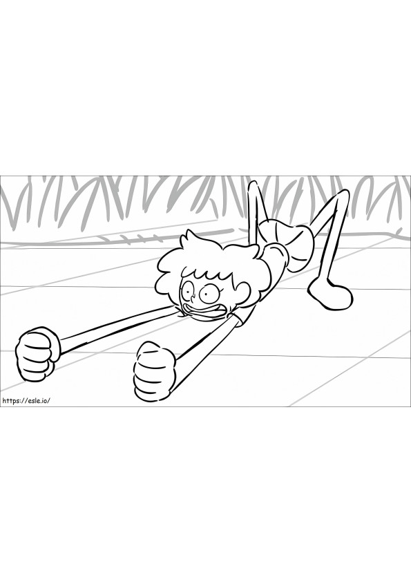 Funny Anne coloring page