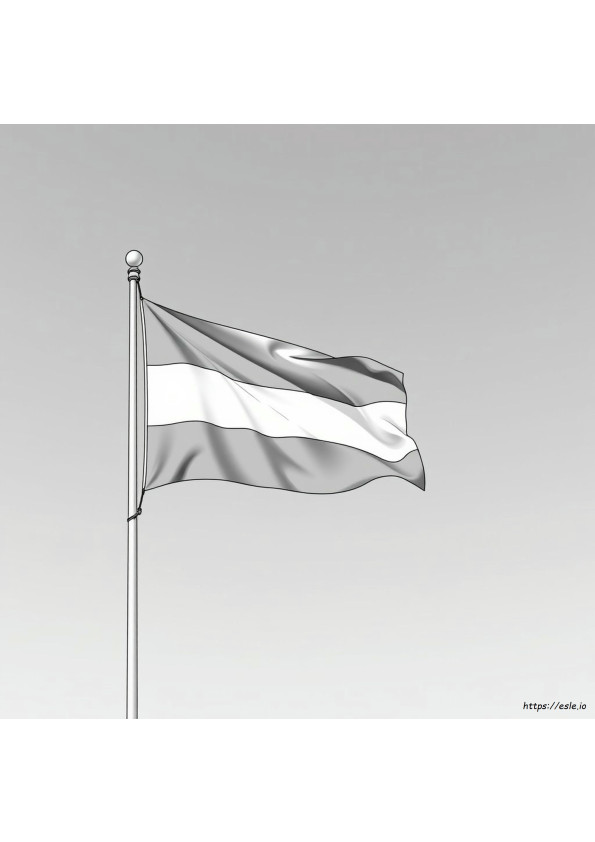Kolorowanka Flaga Holandii