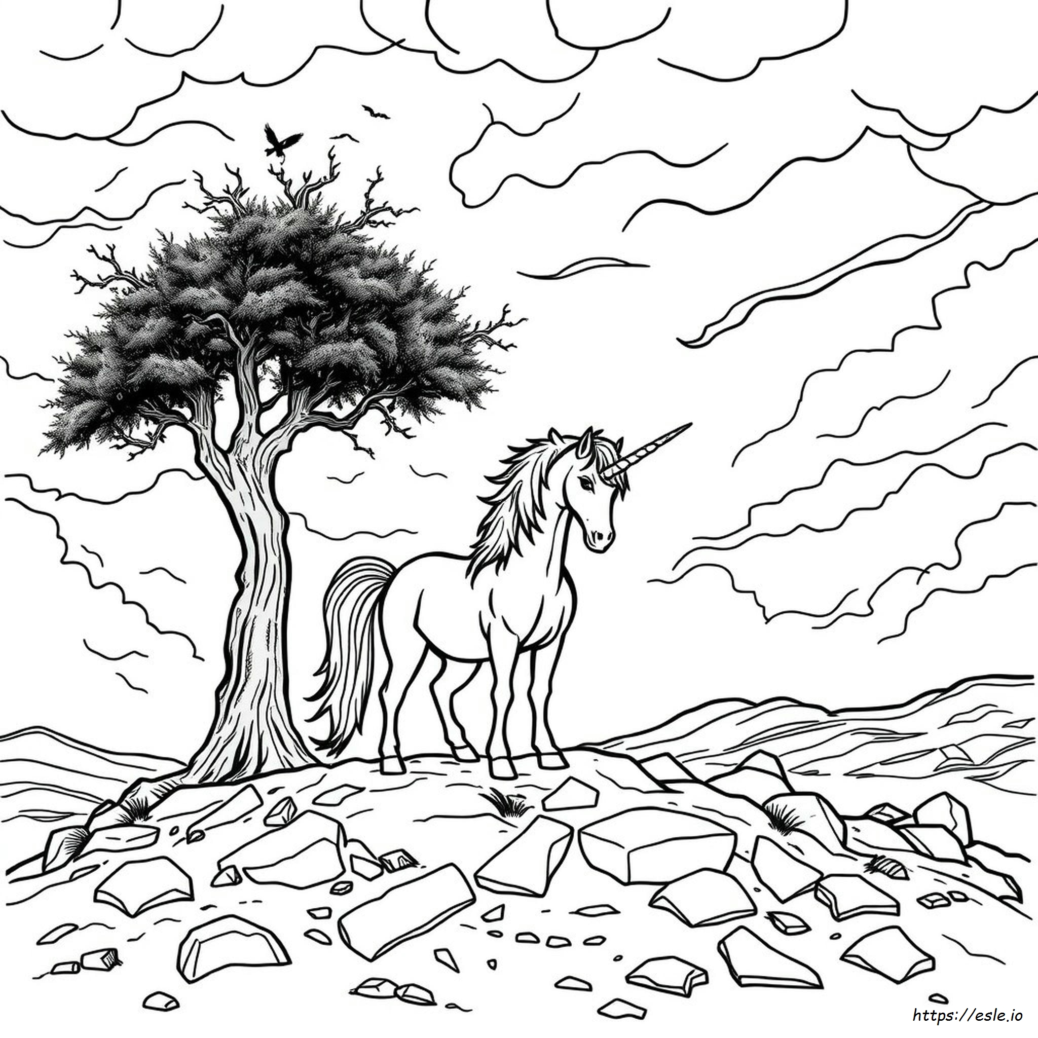 Páginas Para Colorear De Unicornios Malvados