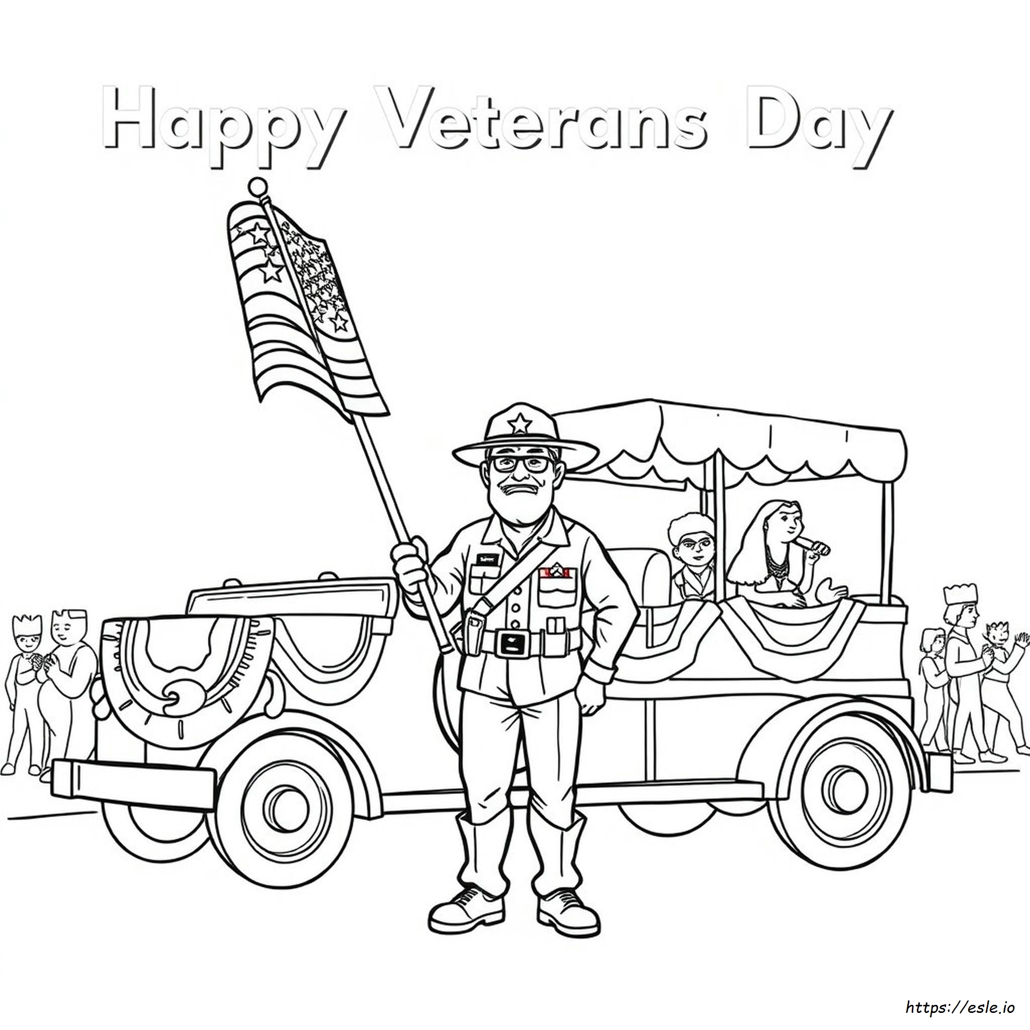 Happy Veterans Day Coloring Pages