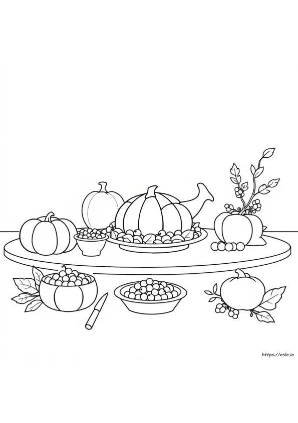 Difficult Thanksgiving Coloring Pages