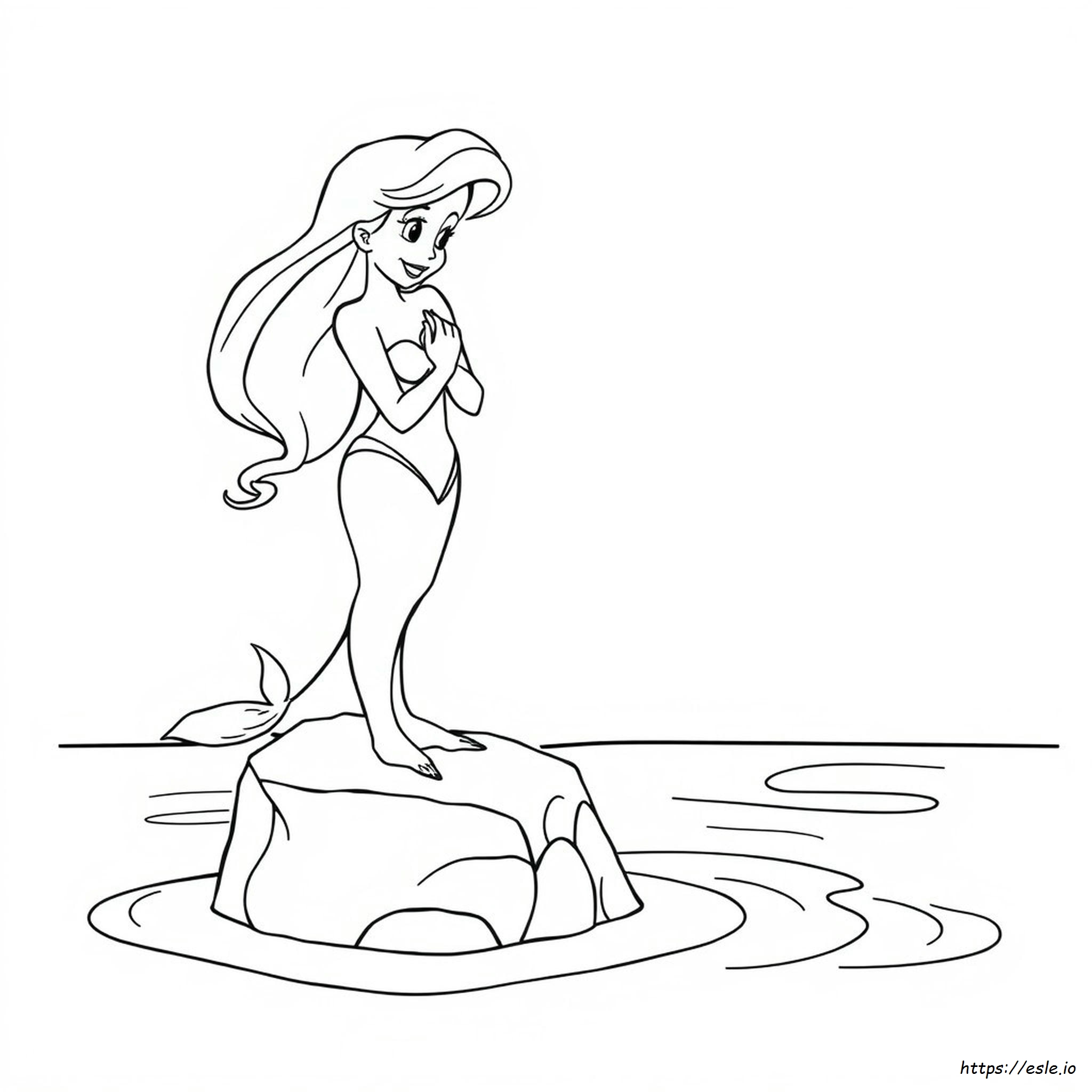Ariel Coloring Book Pages