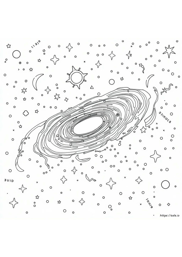 Galaxy Trippy Kleurplaten Voor Volwassenen
