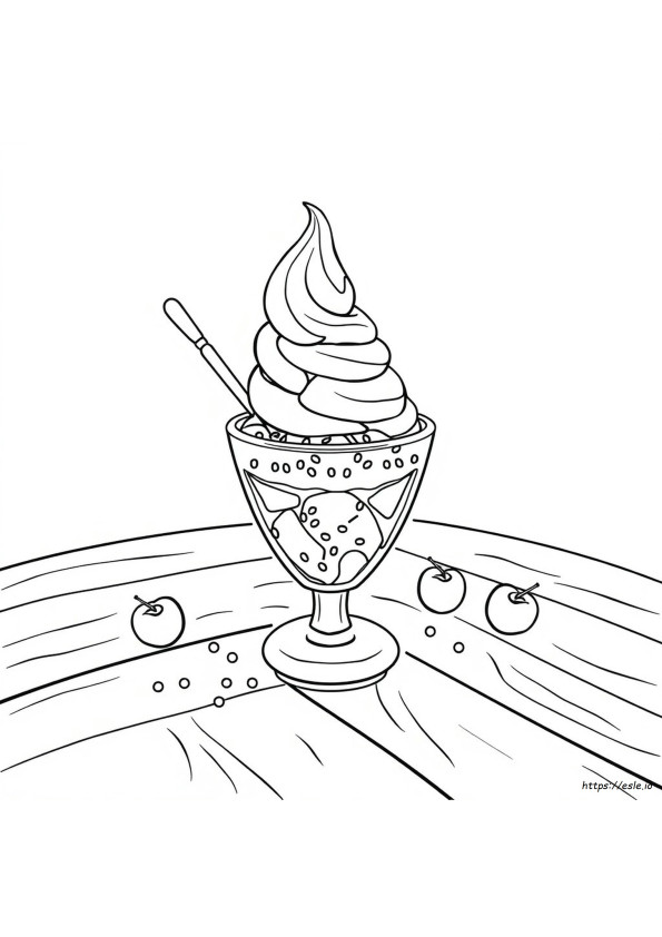 Ice Cream Coloring Pages For Kids