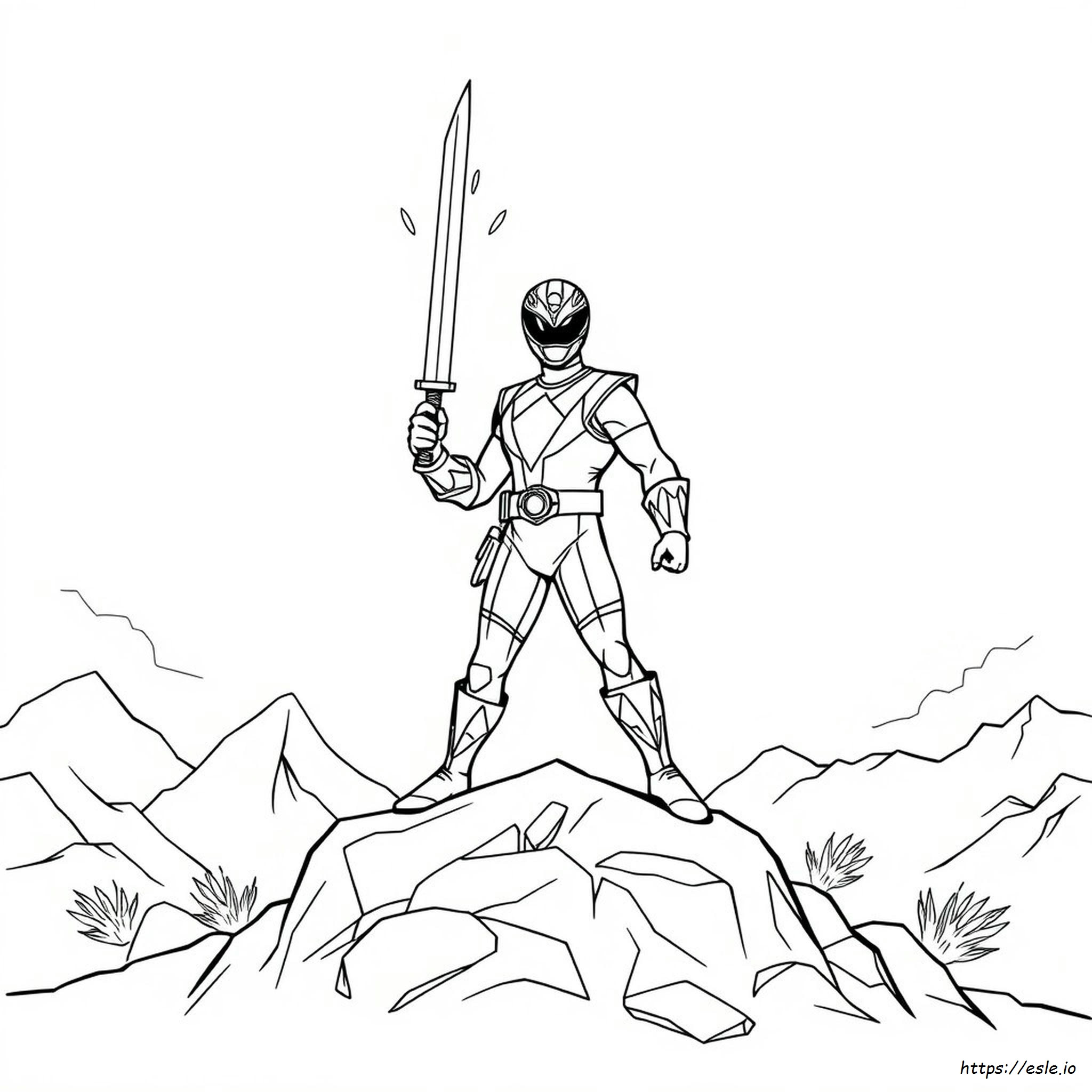 Red Ranger Coloring Pages