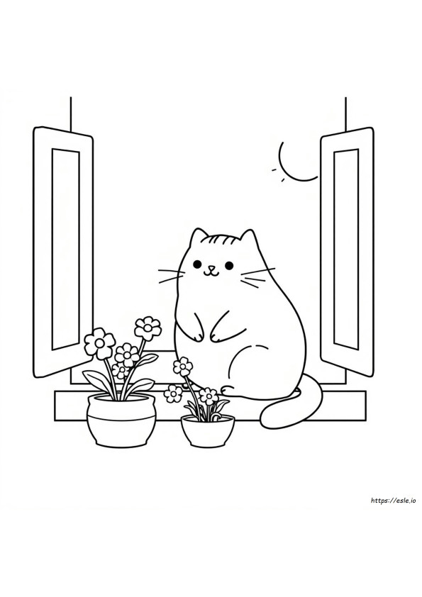 Pusheen Ausmalbild