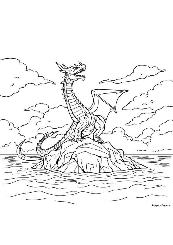 King Ghidorah Kleurplaat