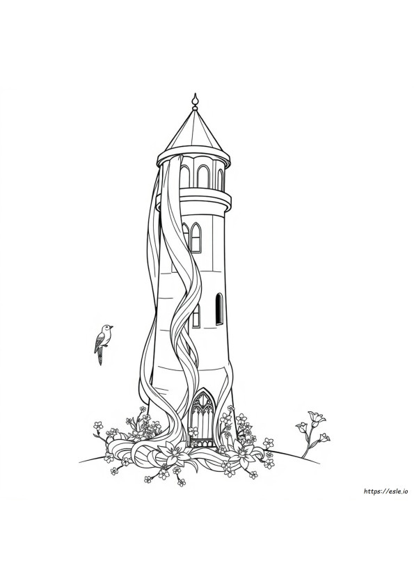 Rapunzel Coloring Pages