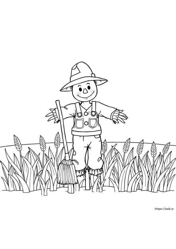 Scarecrow Colouring