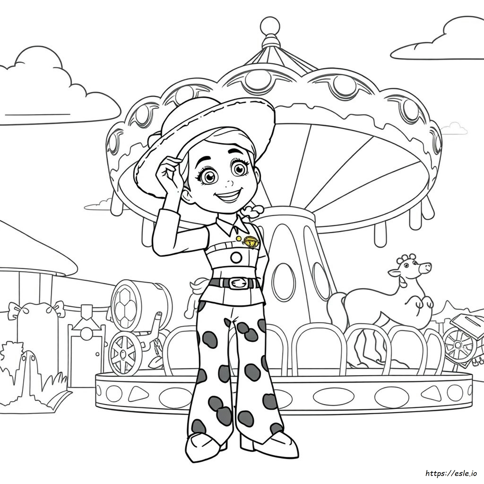 Jessie Toy Story Coloring Sheet