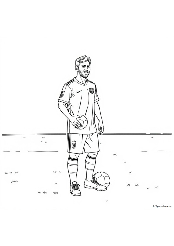 Lionel Messi Kolorowanka