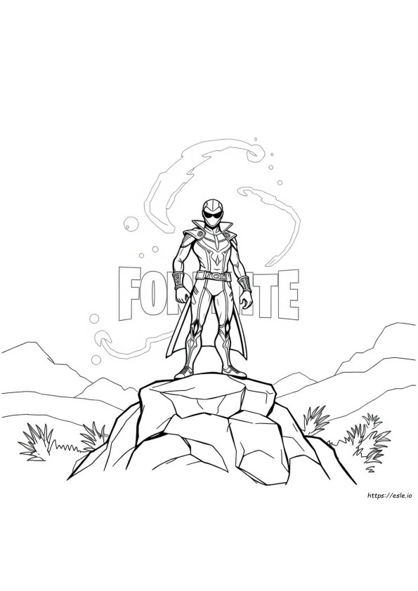 Mysterio Fortnite Gambar Mewarnai