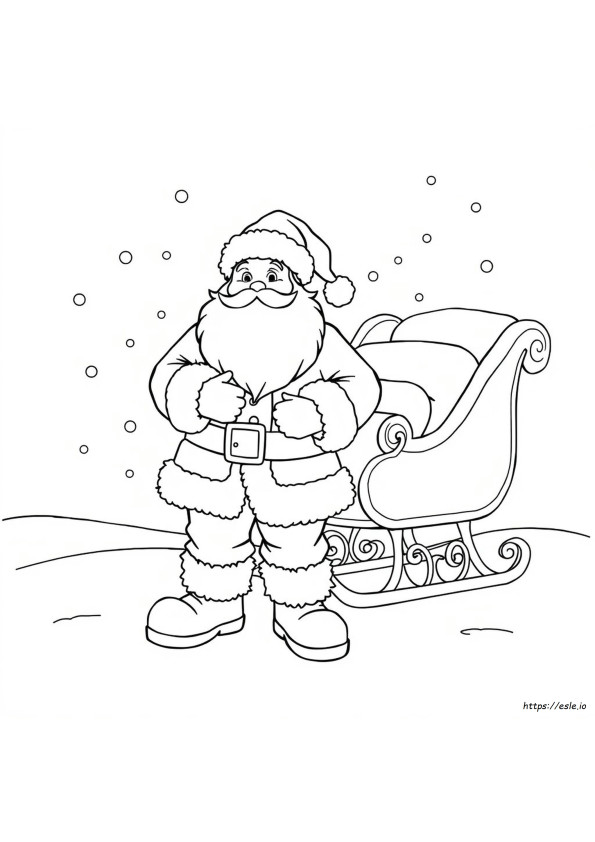 Santa Claus Boots Coloring Pages