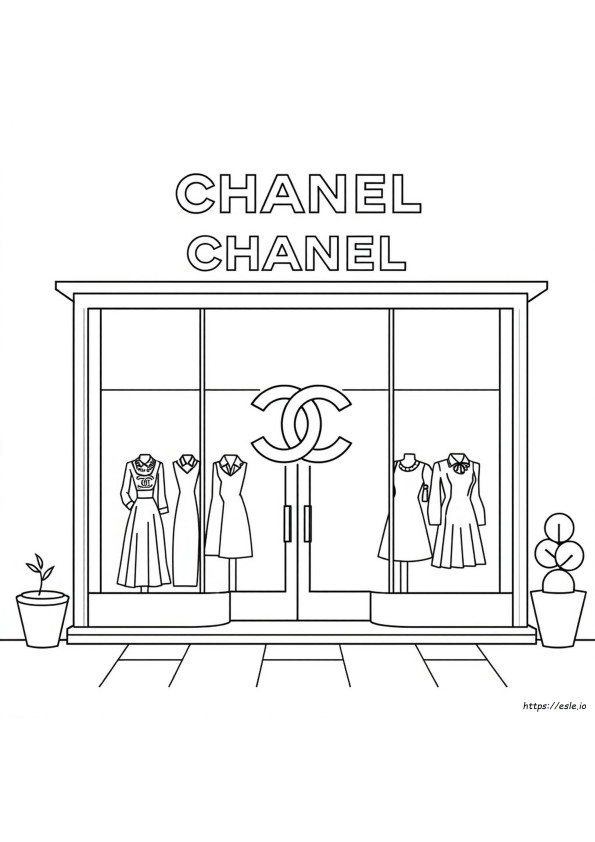 Chanel Ausmalbilder Zum Ausdrucken