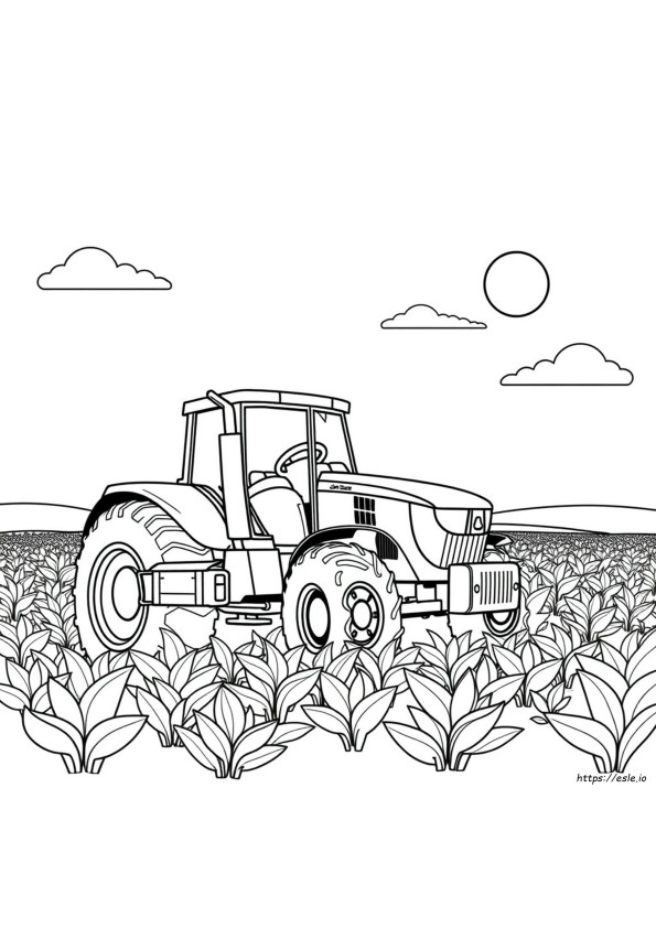 John Deere Traktor Ausmalbilder Zum Ausdrucken