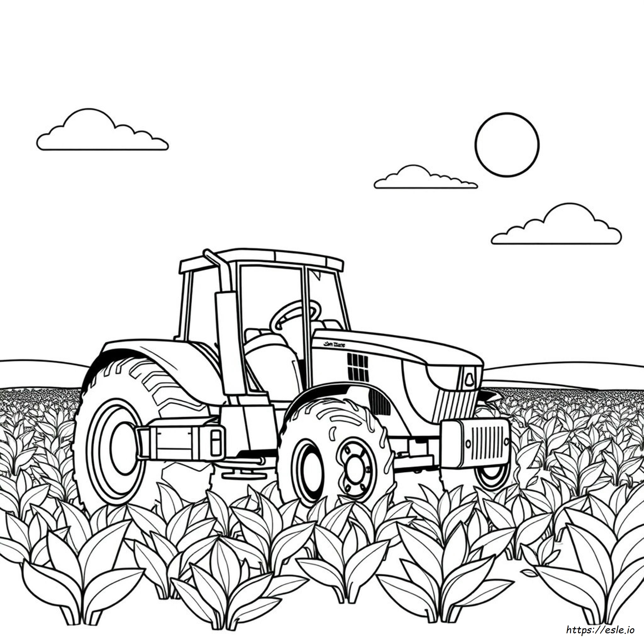 John Deere Traktor Ausmalbilder Zum Ausdrucken